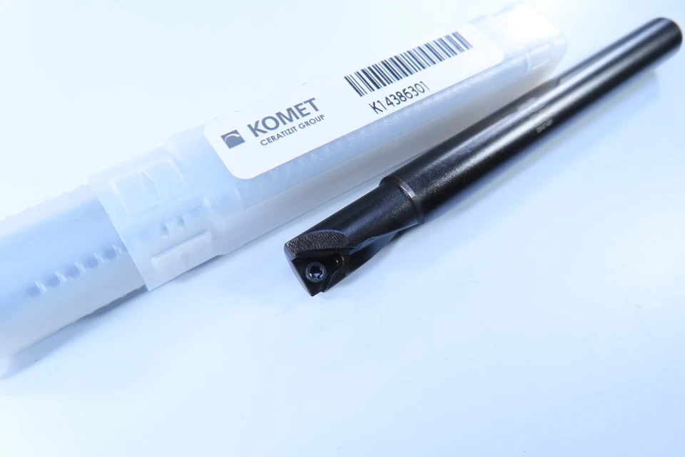 NEW 3/8" KOMET K14386301 CARBIDE INDEXABLE INSERT COOLANT BORING BAR LATHE TOOL - Image 3 of 3