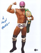 El Hijo del Fantasma Signed 11x14 Photo BAS COA Lucha Libre AAA WWE NXT Auto'd 6