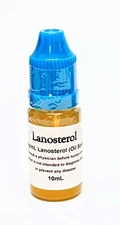 10mL 50mg Lanosterol (5.0 mg/mL) Oil Soluble in Sealed Dropper Bottle 