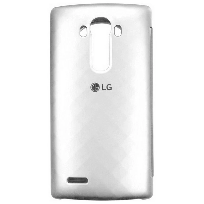 LG Custodia originale Quick Circle Case Cover Flip Rigida Bianco per G4 S - Immagine 2 di 3