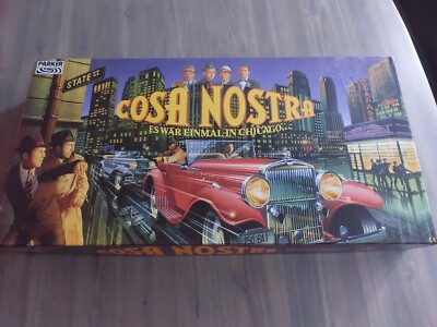 Cosa Nostra / Vendetta - DE/NL Parker Brettspiel Gesellschaftsspiel  VOLLSTÄNDIG