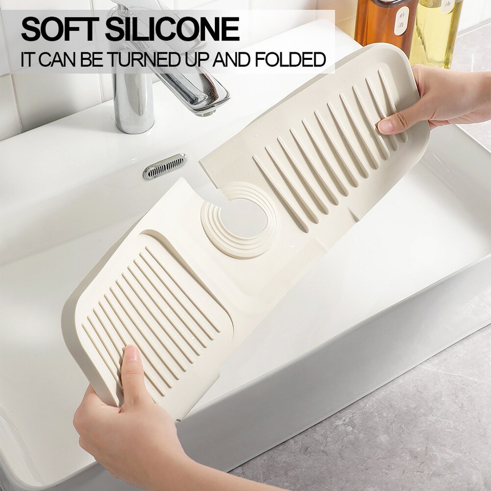 Absorbent Kitchen Accessories Faucet Mat Laundry Room Draining Sink