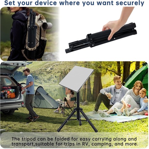 Mini trépied Starlink - Kit de montage pour camping et voyage en camping-car - Photo 2/7