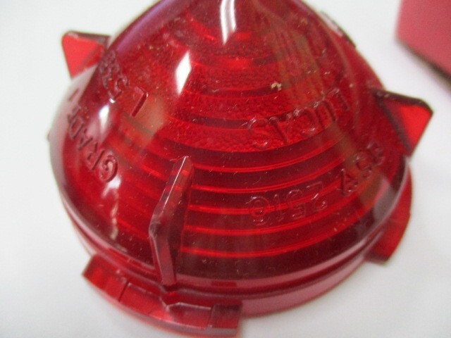 Daimler SP250, 1956-59 Rolls Royce Silver Wraith stop lamp lens NOS Lucas 574226