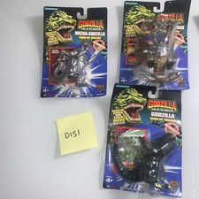 trendmasters godzilla 1994 MECHA-GODZILLA,MECHA-GHIDORAH,GODZILLA WIN-UP WALKER