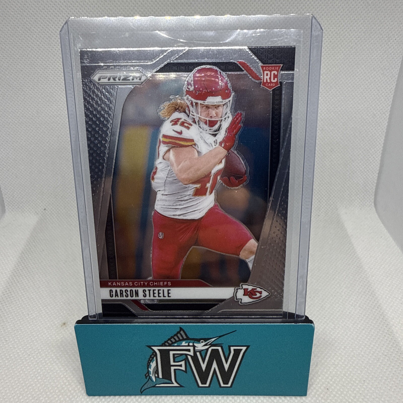 2024 Panini Prizm Carson Steele #377 Kansas City Chiefs Rookie Base