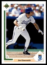 1991 Upper Deck Jim Eisenreich Kansas City Royals #658