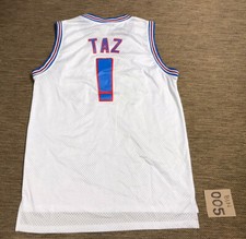 TUNE SQUAD SPACE JAM JERSEY LARGE L THROWBACK CHAMPION TAZ