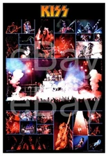 KISS 1976 FULL SIZE 40 x 58 "Jumbo" Alive! Era Black With White Border Jumbo