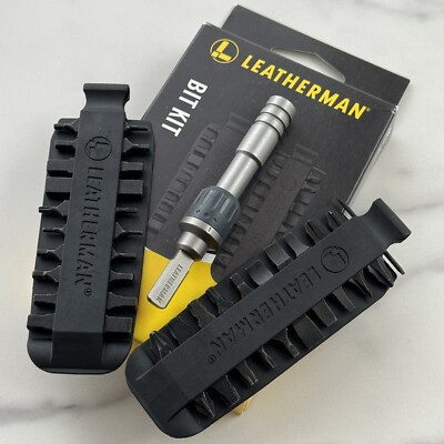 Leatherman Ratchet Driver, Leatherman Bit Kit: 20 flat bits+