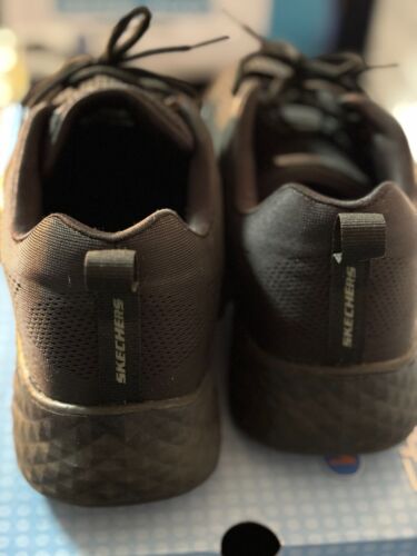 Skechers Mens Go Walk Max-54601 Athletic Sneakers Black Lightweight - Picture 3 of 8