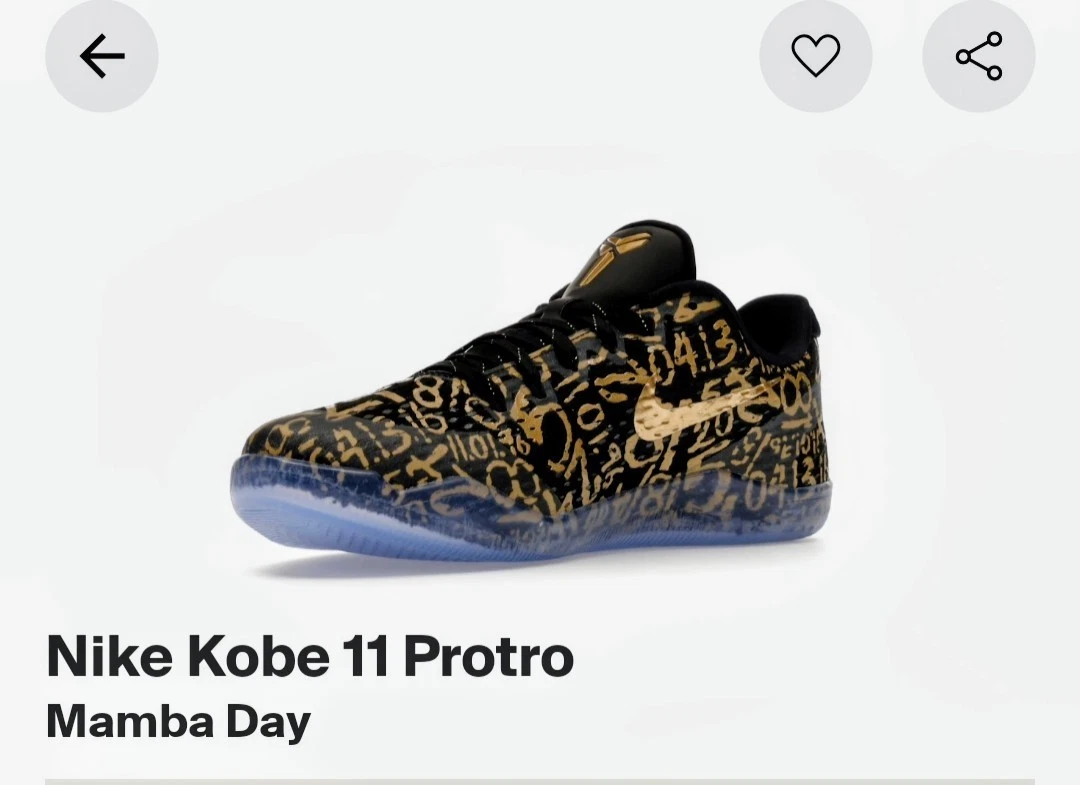 Nike Kobe 11 Protro Low Mamba Day for Sale | Authenticity