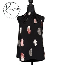 SHEIN Sleeveless Feather Top Size M