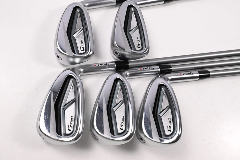 Ping G730 Irons / 7-PW+UW / Red Dot / Senior Flex Ping Alta Quick 45 Shafts - Image 2 of 4