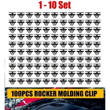 100-1000 Fender Flare Rocker Panel Moulding Clips For Gm Fits Into 9mm Hole Gray 100-1000 Fender Flare Rocker Panel Moulding Clips For Gm Fits Into 9mm Hole Gray
