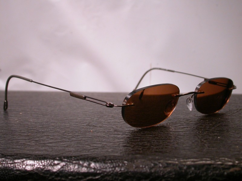 Silhouette Titan Frameless Gunmetal Wire Light Weight Eyeglasses Made in Austria