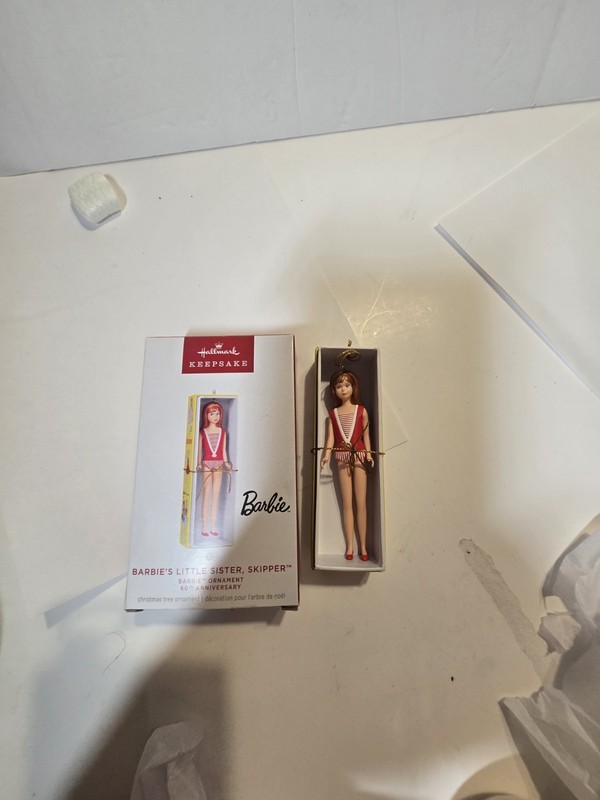 Hallmark Keepsake 2024 Barbie's Little Sister Skipper Ornament (Q)