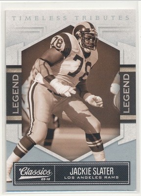 2010 Classics Jackie Slater Timeless Tributes Silver /100