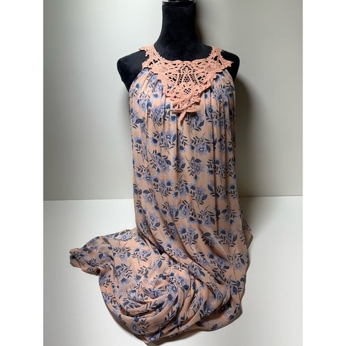 Robe Maxi AKBK En Viscose - Taille 10 - Noir Et Blanc - Occasion Très Bon état