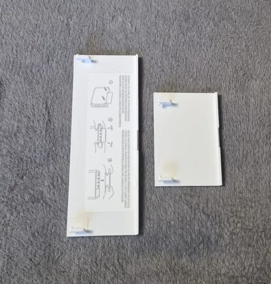 Pair of Genuine Nintendo Wii Console Port Door Covers in White - Image 2 of 2