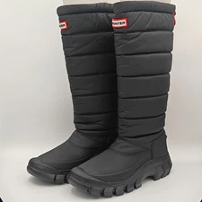 Hunter “Intrepid Tall Snow Boot” Women’s Waterproof & Insulated Black