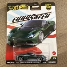 2025 HOT WHEELS PREMIUM AUTOMOBILI PININFARINA BATTISTA EURO SPEED 5/5 IN HAND