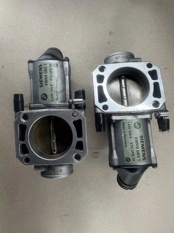 Conjunto de carcasa de carrocería del acelerador del motor BMW E38 750IL E31 5,4 L M73 FABRICANTE DE EQUIPOS ORIGINALES Foto 2 de 4