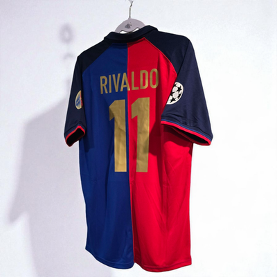 Barcelona FC Home - UEFA Champion League 99/00 - RIVALDO # 11
