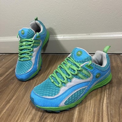 Merrell Medusa Equinox/Mineral Shoes Womens Size 6.5 Blue Green Trail Running