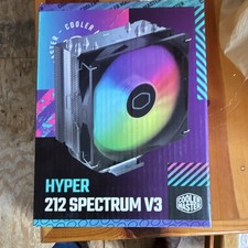 Cooler Master Hyper 212 Spectrum V3 CPU Air Cooler RGB 4 Heat Pipes Rifle 120mm