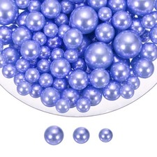 150 Pcs Pearl Bead for Vase Filler, 20/14/10mm Floating Beads Purple 