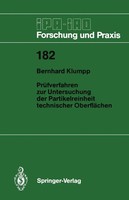 PrüFverfahren Zur Untersuchung Der Partikelreinheit Technischer OberfläChen Buch