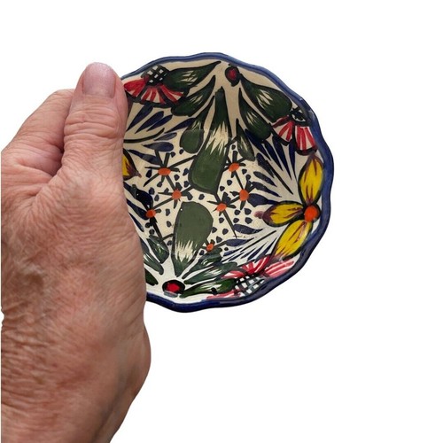 Alba Mexico Set of 2 Colorful Pottery Bowls - Picture 8 of 10