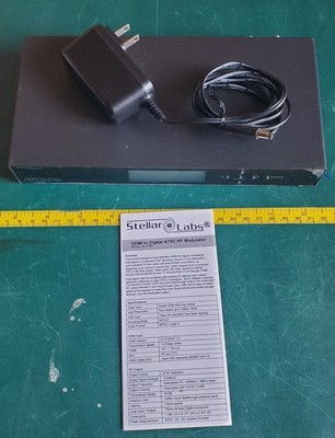 STELLAR LABS 33-11980 Frequency Agile HDMI to Digital ATSC RF Modulator