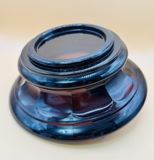 Vintage Art Deco Amethyst Glass Display Stand Bagley? Sowerby?