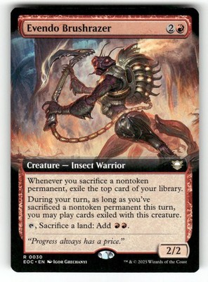Evendo Brushrazer (Extended Art) 30 Commander: Edge of Eternities