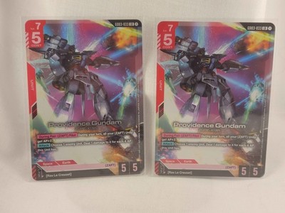 Gundam TCG Providence Gundam Gd03-033 LR set Of 2