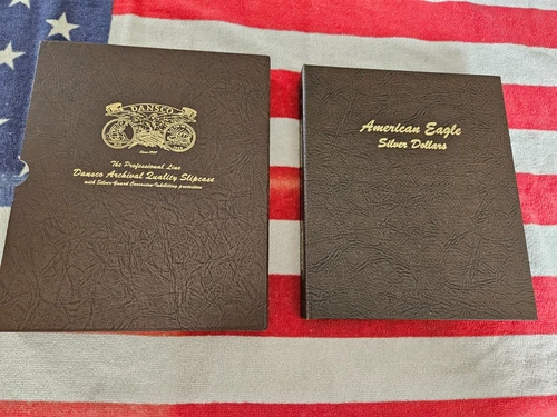 1986 - 2024 American Silver Eagle Set in Dansco Coin Album - 40 Coins