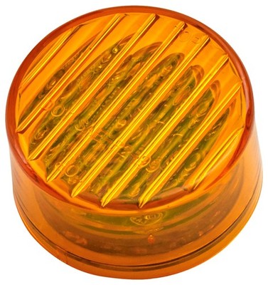 RoadPro RP-1277A 2'' Round Amber Sealed LED Clearance Marker Light Truck Trailer