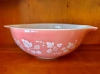PYREX Vintage Pink Gooseberry Cinderella Mixing Bowl 444 EXCELLENT CONDITION