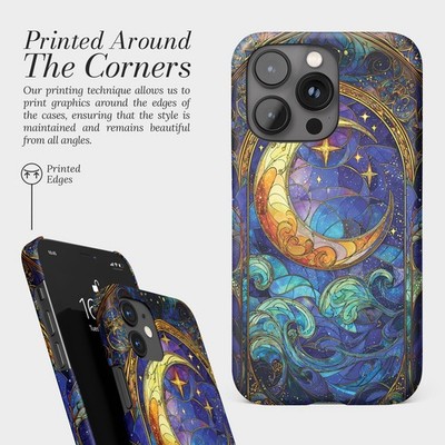 Personalisierte Handyhülle für iPhone 17 16 15 14 13 Pro Max Cover Buntglas