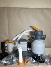 Bestway 58498E Flowclear 1500 Gallon Sand Filter Pump for Above Ground Pools