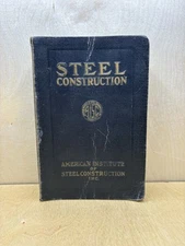AISC Manual of Steel Construction 1st Edition 8th Printing 1930 Great Depression