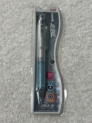 Uni Kuru Toga Alpha Gel Mechanical Pencil  0.5mm Turquoise Blue Made in Japan