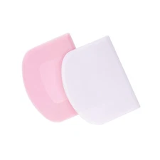 LUTER 2 Pieces 12 x 9.5 cm Pastry Horn – Plastic Dough Scraper for Kitchen