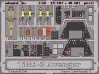 Eduard Accessories Fe287 - 1:48 Tbm-3 Avenger - ÄTzsatz - Neu