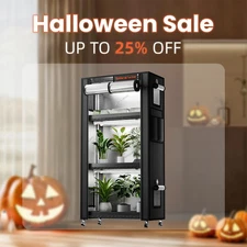 Spider Farmer Plant Stand With Grow Lights and Tent for Indoor Plants