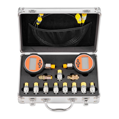 #ad Uimoso Digital Hydraulic Pressure Test Kit 10000PSI with 2Gauges and 9 Couplings $197.49