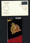 Canada #613, 1973 10¢ RCMP Unknown cachet FDC with now-scarce P.O. Brochure