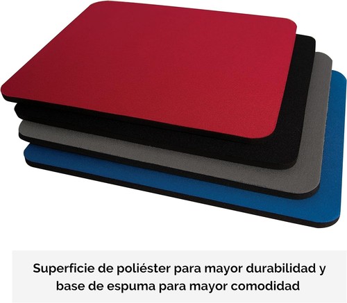 Fellowes Mouse Mat Foam Mouse Mat with Non-Slip Backing, Durable Polyester Surfa - Picture 4 of 4